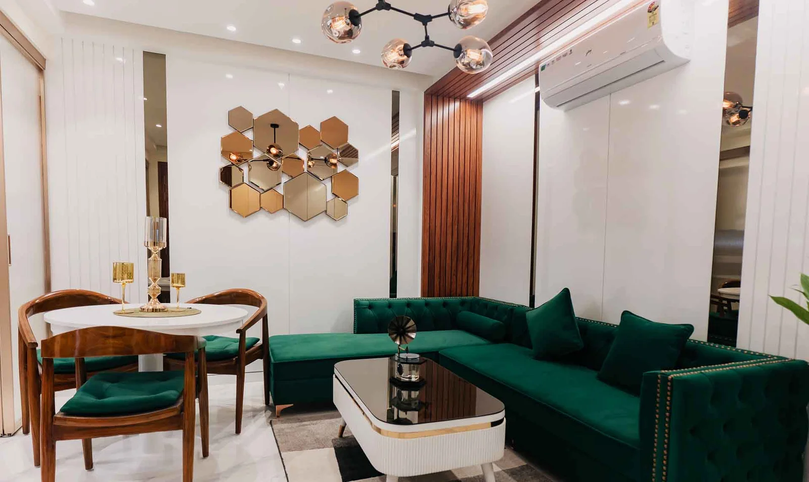 Rising Palm Floors — Living Area