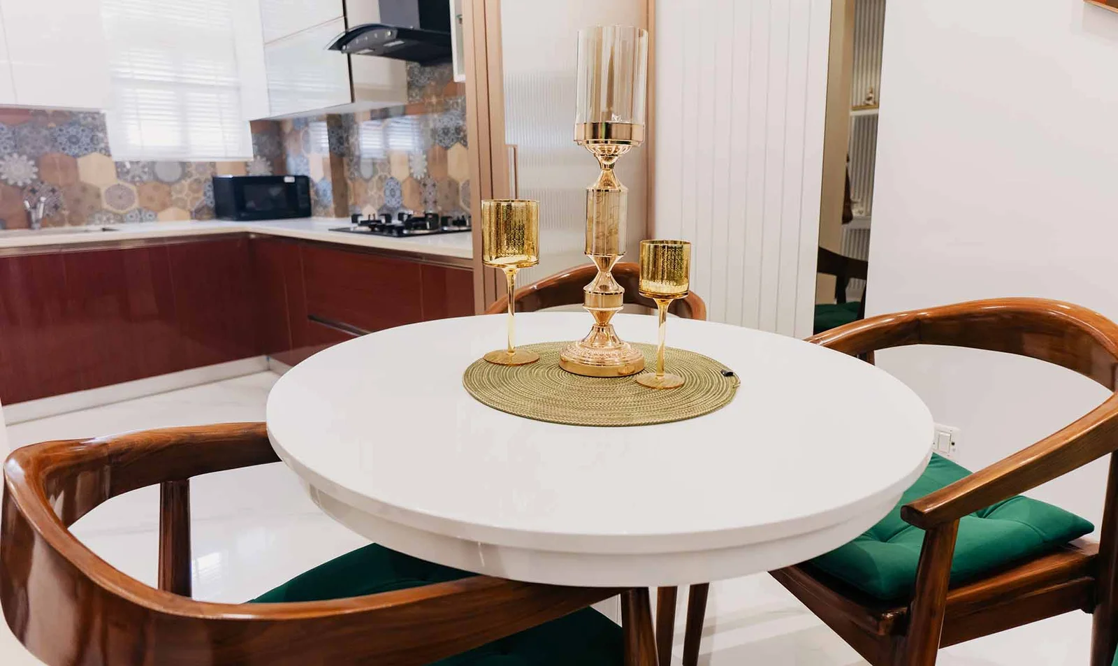 Rising Palm Floors — Kitchen and Living Area